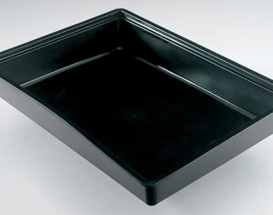 35x48cm Sowing Tray Black no holes