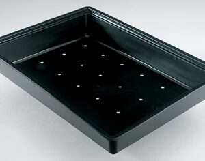 35x48cm Sowing Tray Black 8mm holes